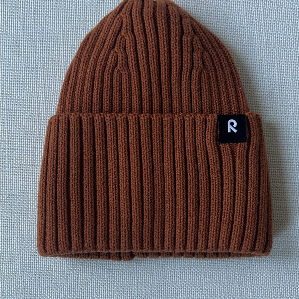 Brand Brown Knit Beanie
